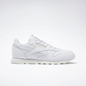 Reebok Classic Leather Turnschuhe Kinder - Weiß/Gold - DE 185-WVL